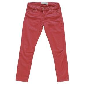 IRO Jeans | Cropped Pink Low Rise Skinny | Soft Durable Cotton | Size 27